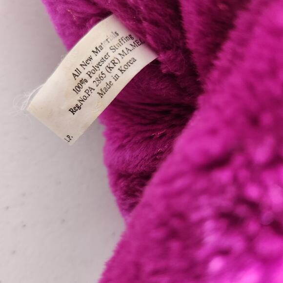 The Lyons Group 1992 Barney  Plush Stuffed Animal Dinosaur Purple Green Yellow - Picture 7 of 8